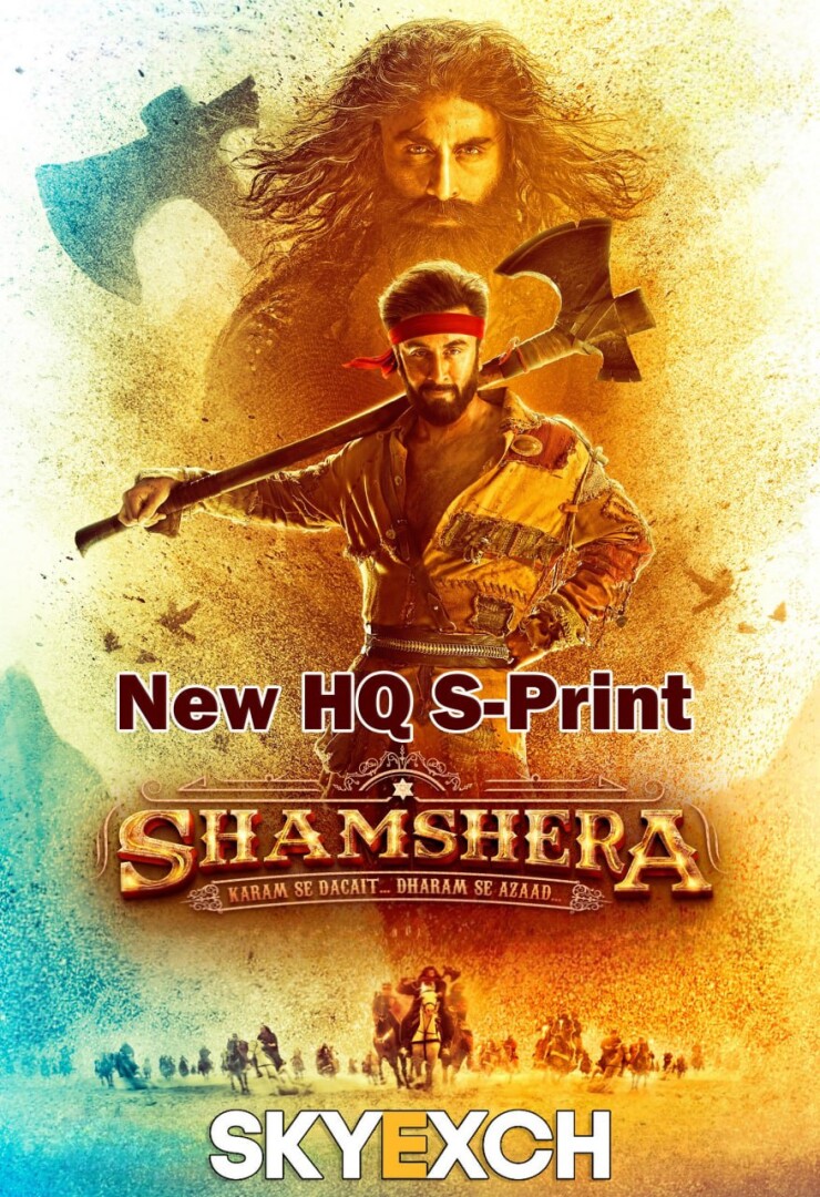 Shamshera 2022 Full Hindi Movie 720p 480p Download